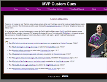 Tablet Screenshot of mvpcues.com